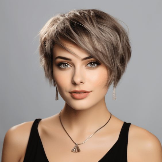 Short hairstyles for women trending 2024