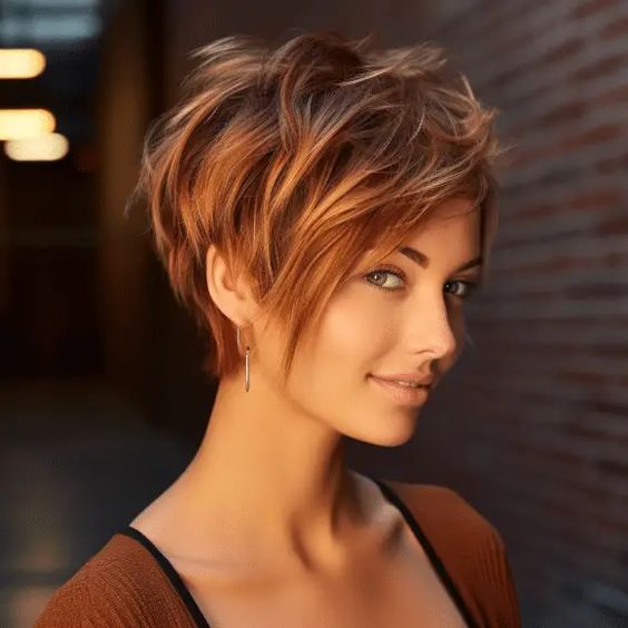 Short hairstyles for women trending 2024