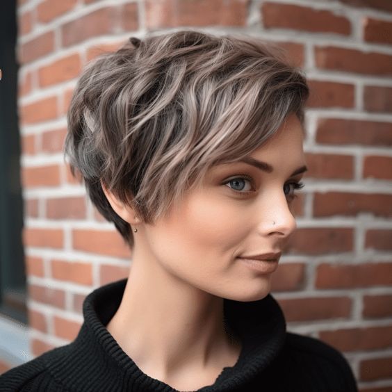 Short hairstyles for women trending 2024