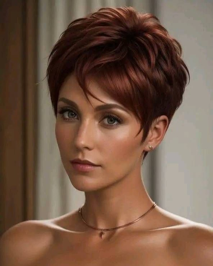 Short hairstyles for women trending 2024