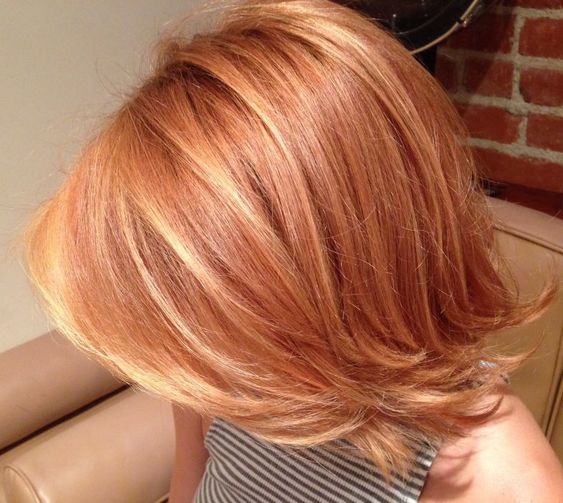 Bob Cuts with Copper Highlights