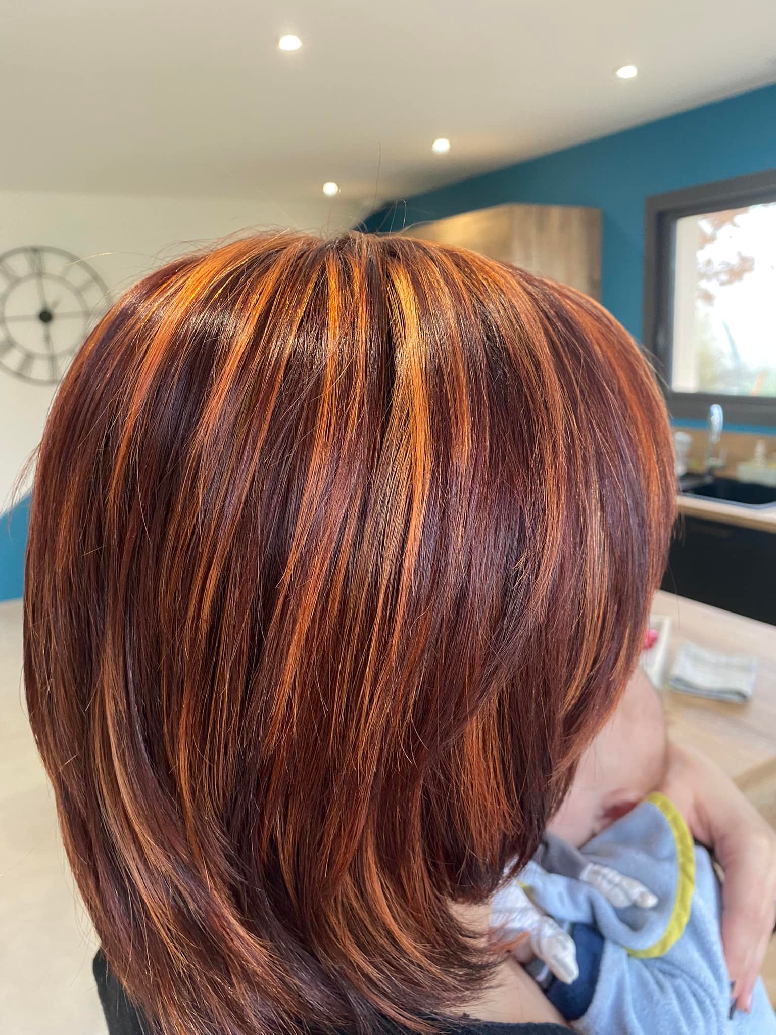 Bob Cuts with Copper Highlights