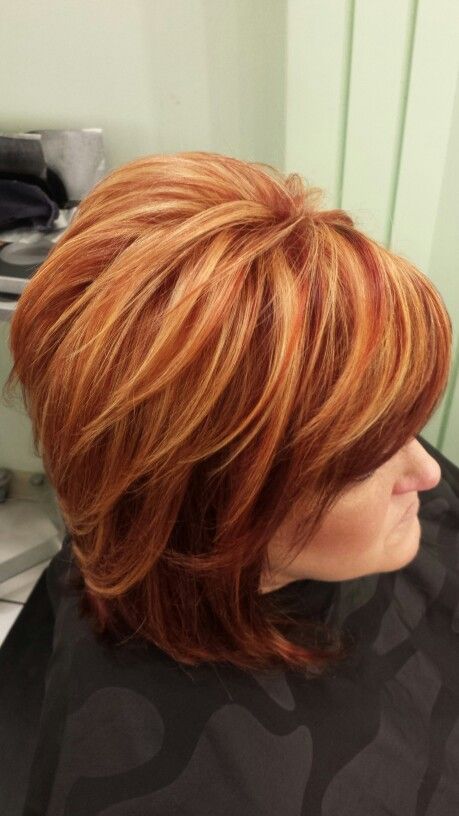Bob Cuts with Copper Highlights
