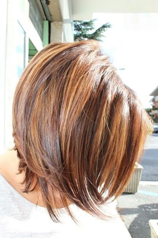 Bob Cuts with Copper Highlights