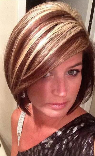 Bob Cuts with Copper Highlights