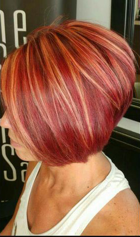 Bob Cuts with Copper Highlights
