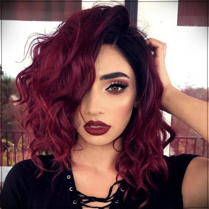 burgundy hair shades, burgundy hair color