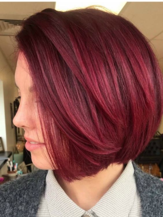 burgundy hair shades, burgundy hair color