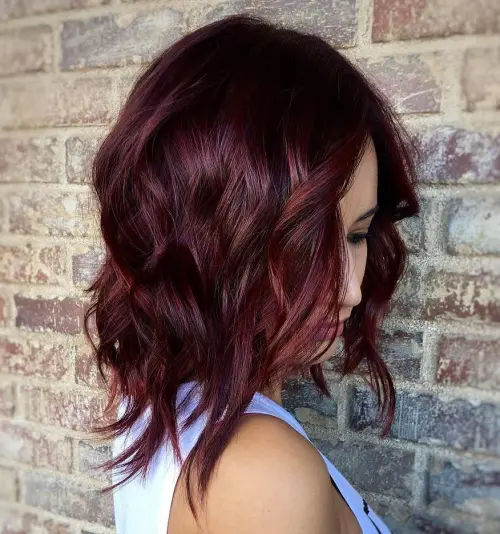 burgundy hair shades, burgundy hair color