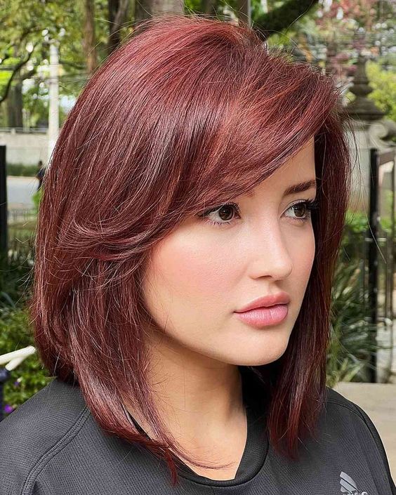 burgundy hair shades, burgundy hair color