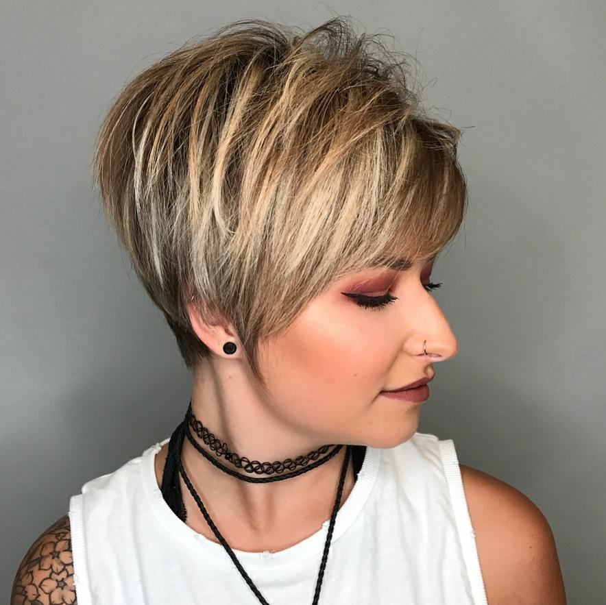 highlights pixie cuts