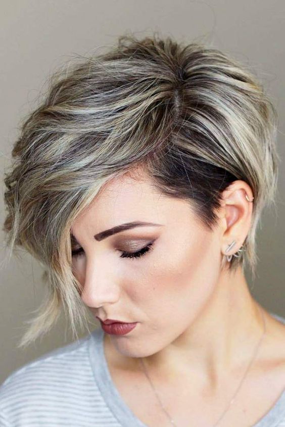 highlights pixie cuts