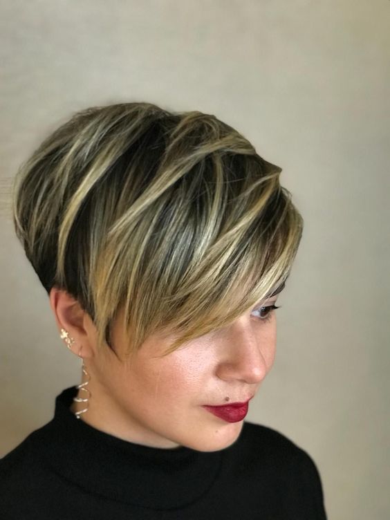 highlights pixie cuts