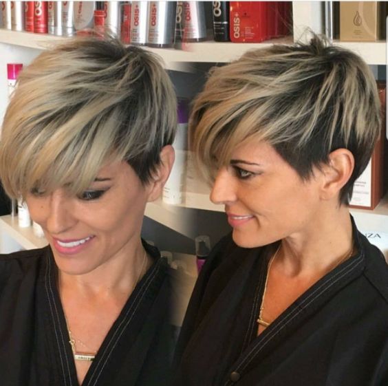 highlights pixie cuts