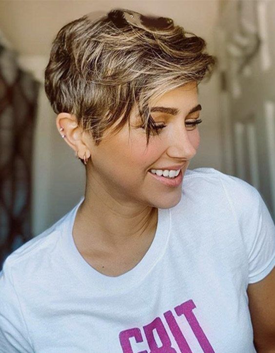 highlights pixie cuts