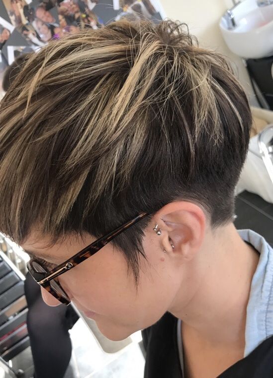 highlights pixie cuts