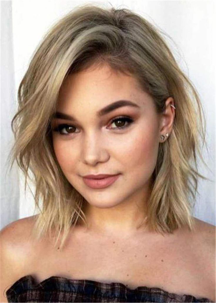 medium hairstyles deep side part