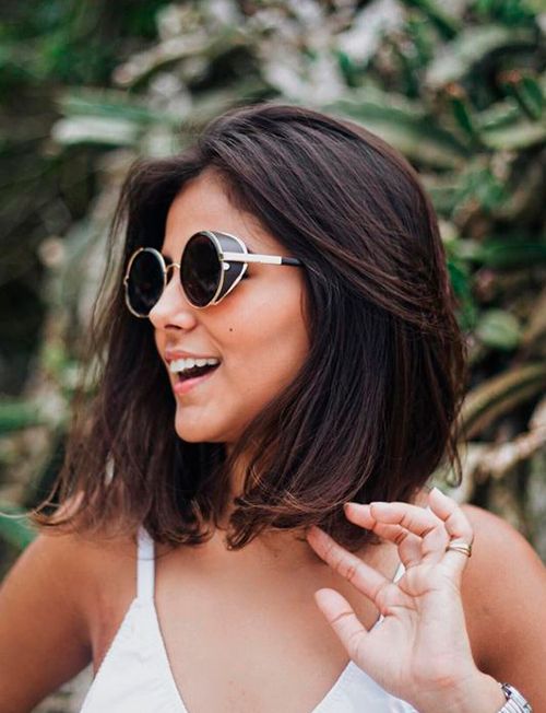 Medium Hairstyles for Sunglasses Wearers