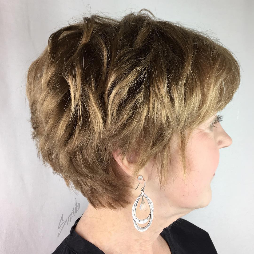 short hairstyles for women over 50s