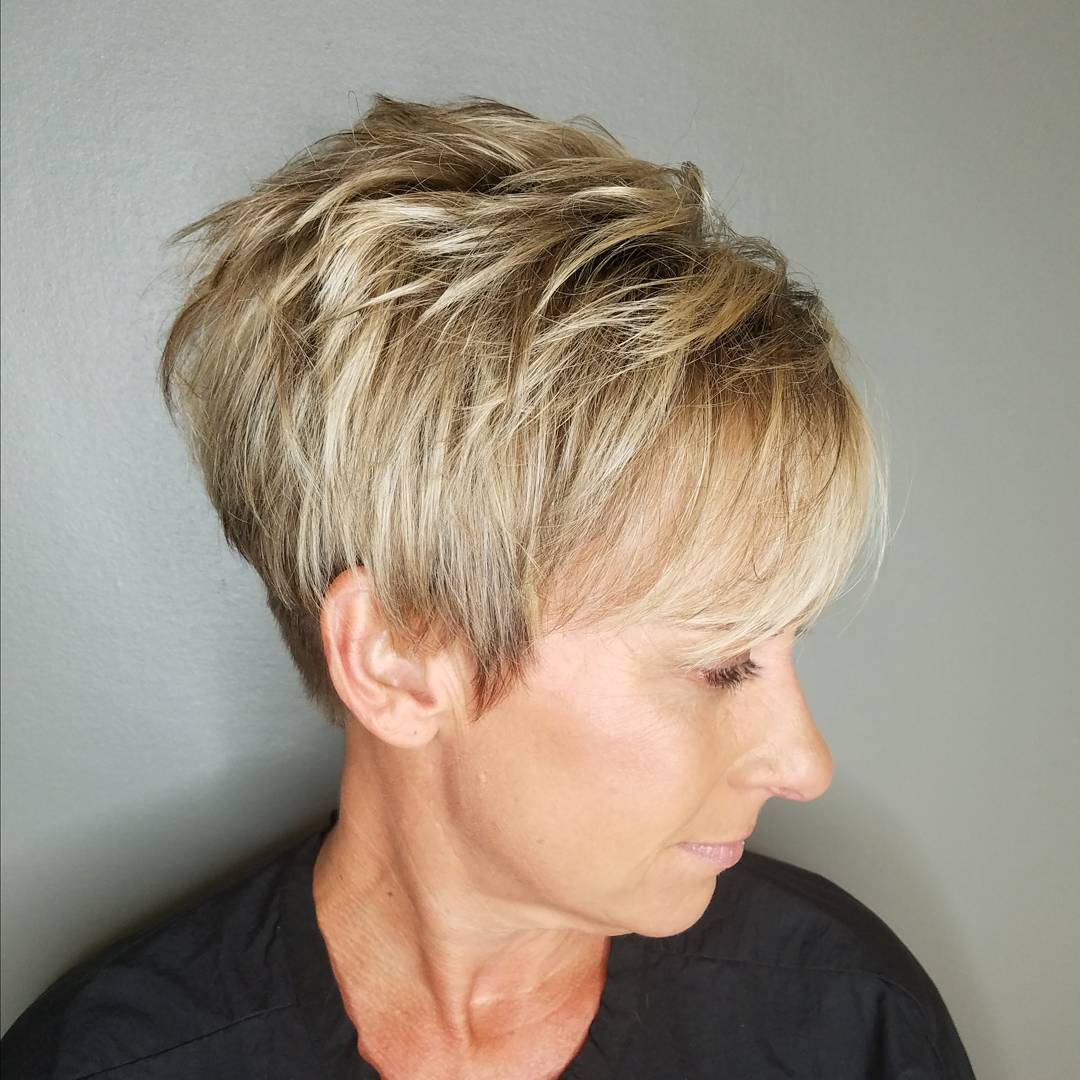 short hairstyles for women over 50s