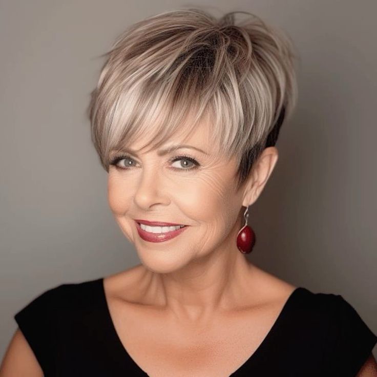 short hairstyles for women over 50s
