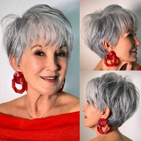 short hairstyles for women over 50s