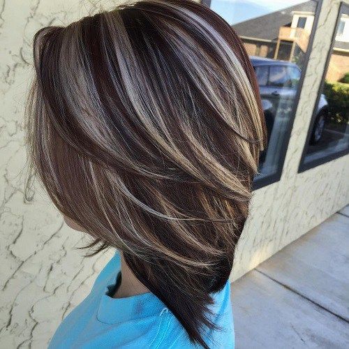 Short Highlighted Haircuts