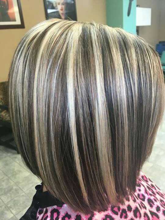 Short Highlighted Haircuts