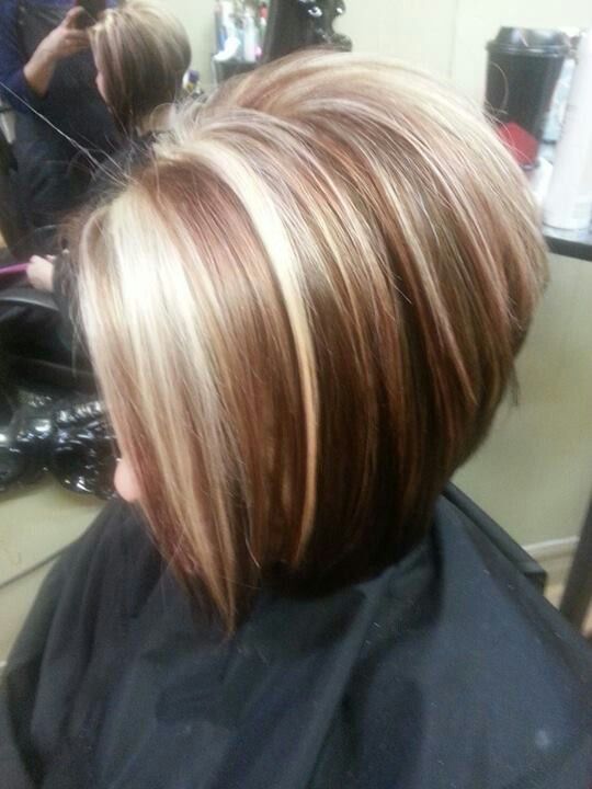 Short Highlighted Haircuts