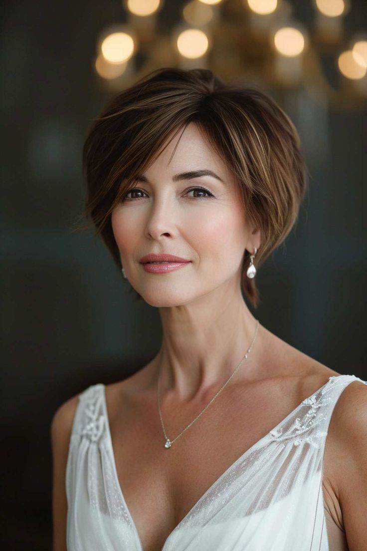 Short Hairstyles For Mature Women