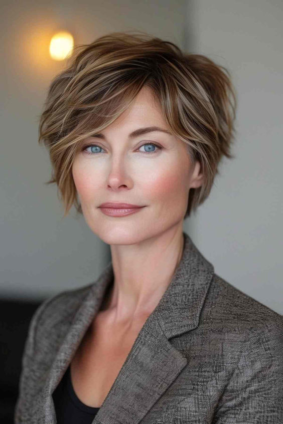 Short Hairstyles For Mature Women