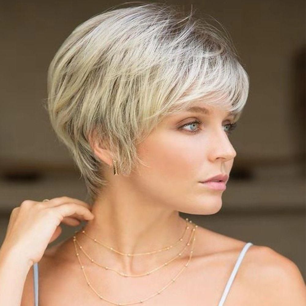 pixie cuts with highlights