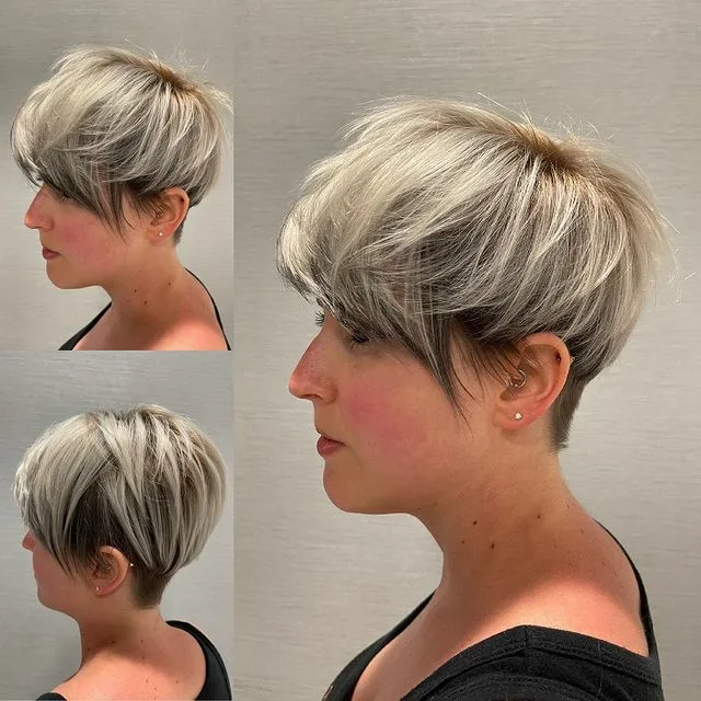 pixie cuts with highlights