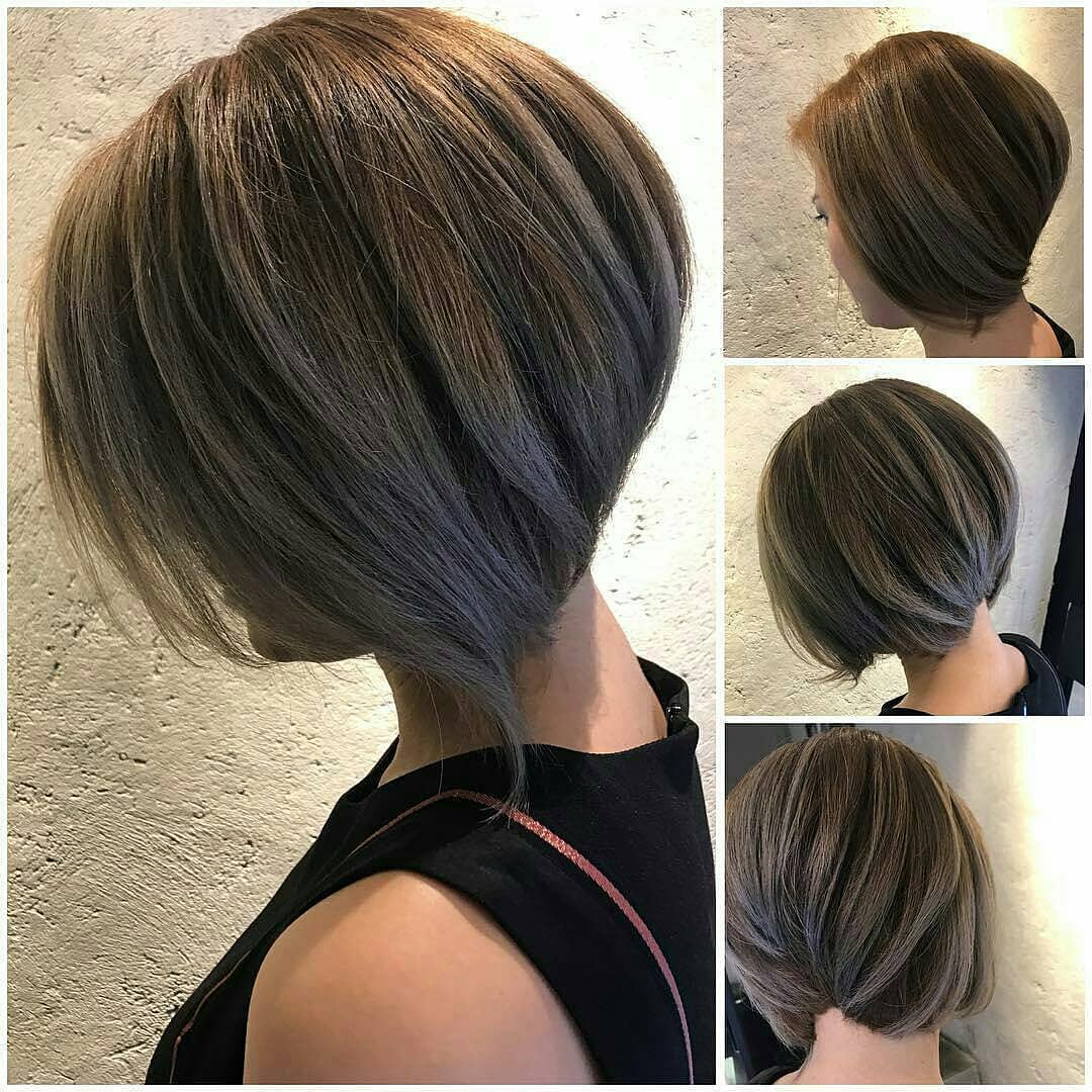 sliced bob, short hair women,